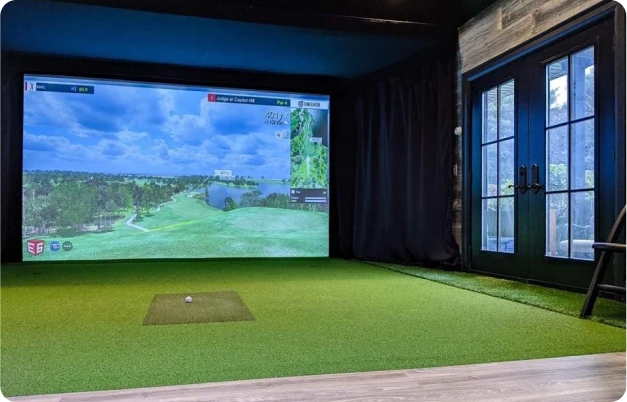 CAP Gistel - golf - indoor golf simulator